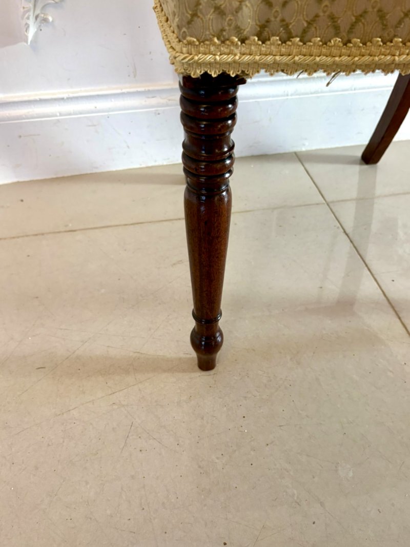 Antique George III Quality Sheraton Set of Eight Dining Chairs